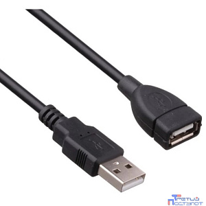 Exegate EX294742RUS Удлинитель USB 2.0 ExeGate EX-CC-USB2-AMAF-1.0 (Am/Af, 1,0м)