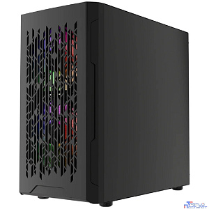 Powercase Mistral Micro D3B ARGB V2, Tempered Glass, 2x 140mm ARGB PWM+1x 120mm ARGB PWM, чёрный, mATX  (CMMDB-A3-V2)
