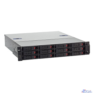 Exegate EX281297RUS Серверный корпус ExeGate Pro 2U550-HS12 <RM 19",  высота 2U, глубина 550, БП 1U-700ADS,12xHotSwap, USB>