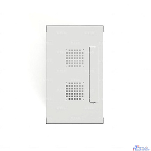 NTSS Шкаф настенный телекоммуникационный NTSS WS 6U 600х600х370мм, 2 профиля 19, дверь сплошная металл, боковые стенки съемные, разобранный, серый RAL 7035 NTSS-WSP6U6060FD
