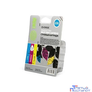 Картридж струйный Cactus CS-C9352C №22XL многоцветный для HP DJ 3920/3940/D1360/D1460/D1470/D1560/D2330/D2360 (18мл)
