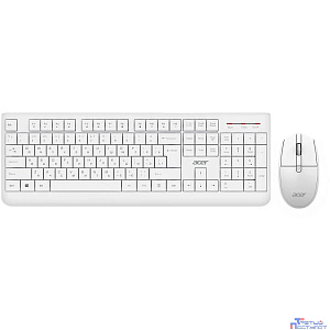 Acer OCC401 white (USB, 1600dpi, multimedia) (ZL.ACCCC.017) Комплект кл-ра+мышь беспров.