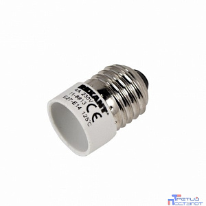 REXANT 11-8813 Переходник цокольный E27-E14 белый