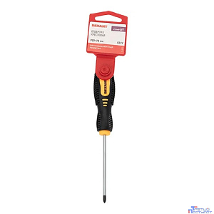 Rexant (12-6413) Отвертка крестовая PZ0x75mm, двухкомпонентная рукоятка
