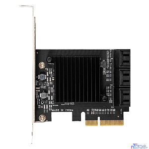Exegate EX296207RUS Контроллер ExeGate EXE-516 (PCI-E x4 v3.0, SATA3 6Gb/s, 6 int, ASMedia Chipset ASM1166)