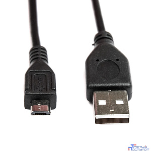 Bion Кабель USB 2.0 - micro USB, AM-microB, 1.8 м, черный [BXP-CCP-mUSB2-AMBM-018]