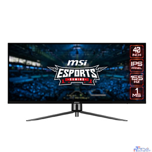 MSI MAG 40" MA401QR черный {IPS 3440x1440 155Hz 1ms 21:9  матовая 400cd 178/178 10bit(8bit+FRC) 2xHDMI2.0  DisplayPort 2xUSB2.0 USB-C2.0(65W) VESA} [9S6-3EA54H-005/9S6-3EA54H-016]