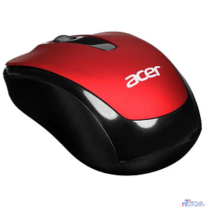 Acer OMR136 [ZL.MCEEE.01J] красный оптическая (1000dpi) беспроводная USB для ноутбука (2but)