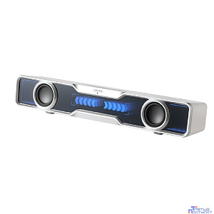 EDIFIER QS30 white {2,5 Вт + 2,5 Вт;90 Гц – 18 кГц; Bluetooth v5.4; Размеры: (Ш * В * Г): 428,7 * 77.2 * 89 мм;1,18 кг}