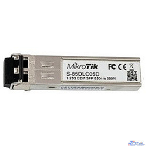 MikroTik S-85DLC05D Модуль SFP 1.25GBit, MM, 550m, 850nm