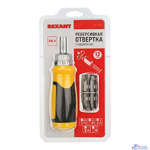 Rexant (12-4778) Набор 13 предметов с реверсивной отверткой