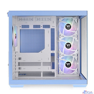 Корпус Thermaltake View 380 TG ARGB синий без БП ATX 6x120mm 2x140mm 1x200mm 2xUSB3.0 audio bott PSU
