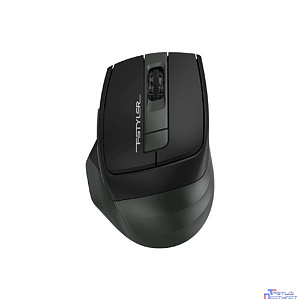 Мышь A4 Fstyler FB35 зеленый/черный оптическая (2000dpi) беспроводная BT/Radio USB (6but) {1379899}