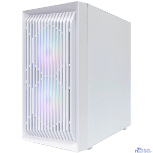 1STPLAYER BLACK.SIR BS-2 ARGB White / mATX / 3x120mm ARGB fans / BS-2-WH-3F7-W
