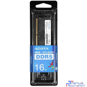 Модуль памяти для ноутбука DDR5 16GB DDR5-4800 AD5S480016G-S, CL40, 1.1V ADATA
