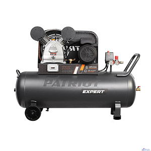 Компрессор PATRIOT KRX 420 L100 [545302315] { поршневой, ременной, масляный, 420 л/мин, 100 л, 10 бар, 2.2 кВт, 230 В }