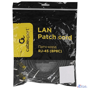 Cablexpert Патч-корд UTP PP12-10M/BK  кат.5e, 10м, литой, многожильный (черный)