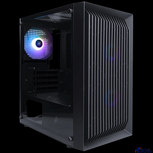 1STPLAYER BLACK.SIR BS-2 ARGB Black / mATX / 3x120mm ARGB fans / BS-2-BK-3F7
