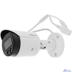 DAHUA DH-IPC-HFW2449SP-S-IL-0280B Уличная цилиндрическая IP-видеокамера SmartDualLight 4Мп, 1/2.9” CMOS, объектив 2.8мм, видеоаналитика, микрофон, ИК 30м, LED 30м, IP67, металл