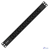 Exegate EX280865RUS Блок розеток ExeGate ServerPro PDU-19H007 Al-12C13-C20, 19",1U,алюм, 12 IEC 320 C13, С20