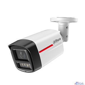 DAHUA DH-IPC-HFW2449TLP-S-LED-0600B-PRO Уличная цилиндрическая IP-видеокамера WizColor 4Мп, 1/1.8” CMOS, объектив 6мм, видеоаналитика, микрофон, LED 50м, IP67, металл