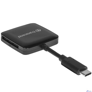 Micro SecureDigital Transcend RDC3 SD/microSD Card Reader, USB 3.2 Gen 1, Black, Type C TS-RDC3