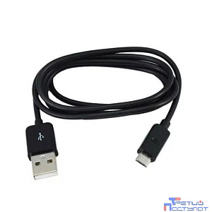 Rexant (18-4268-20) Кабель USB-A – micro USB, 1А, 1м, черный, длинный штекер