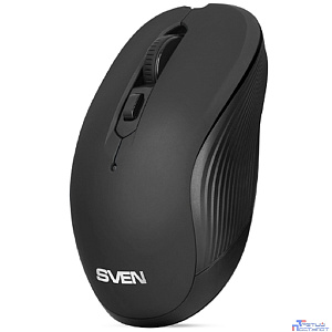 Беспроводная мышь SVEN RX-560SW чёрная (бесшумн. кл. 5+1кл. 800-1600DPI, Soft Touch, блист)