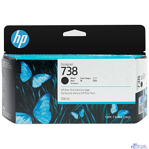 Картридж/ HP 738 130-ml Black DesignJet Ink Cartridge