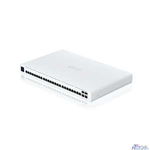 UBIQUITI UISP-S-Pro PoE-коммутатор, 24х 1G RJ45, 4х 10G SFP+, раздача 220 Вт