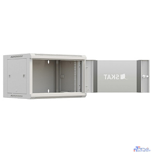 БАСТИОН SKAT TB-9W645GF-G Шкаф настенный телекоммуникационный 9U 600х450х500мм, дверь стеклянная (4412) {1.5 года гарантия}