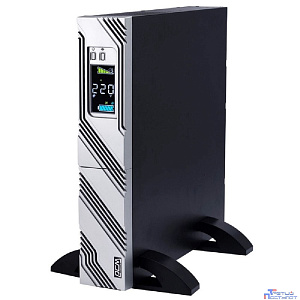 PowerCom Smart King RT SRT-2000A LCD ИБП {Line-Interactive, 2000VA / 1800W, Rack/Tower, IEC, Serial+USB, SmartSlot, подкл. доп. батарей} (1157682)