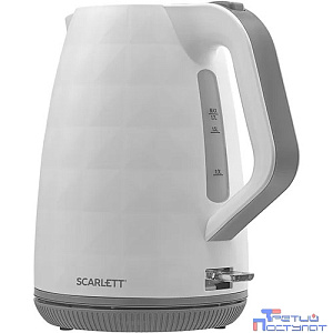 Scarlett SC-EK18P49 Чайник (белый/серый)