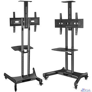 ONKRON TS1551 чёрная Для телевизоров диагональю 40"-70" Максимальная нагрузка: 45,5 кг VESA: 100x100, 100x200, 200x100, 200x200, 200x300, 200x400, 300x100, 300x200, 300x300, 300x400, 400x200, 400x300,