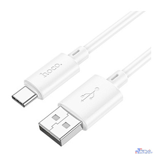 HOCO X88/ USB кабель Type-C/ 1m/ 3A/ White