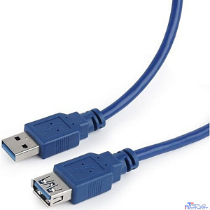 Filum Кабель удлинитель USB 3.0, 1.8 м., синий, разъемы: USB A male-USB A female, пакет. [FL-C-U3-AM-AF-1.8M] (894175)