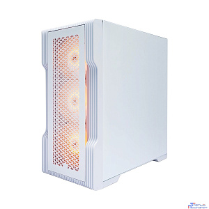 1STPLAYER Корпус TRILOBITE T3 White / mATX, TG / 4x 120mm LED fans inc. / T3-WH-4F1-W