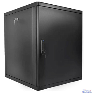 ЦМО Шкаф телекоммуникационный настенный разборный 12U (600 x 520) съемные стенки, дверь металл, цвет черный (ШРН-М-12.500.1-9005)