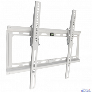 Kromax IDEAL-4 new white, наст. для TV 22"-65", max 50 кг, 1 ст св., нак. 0°-10°, от ст. 23 мм, max VESA 400x400 мм.