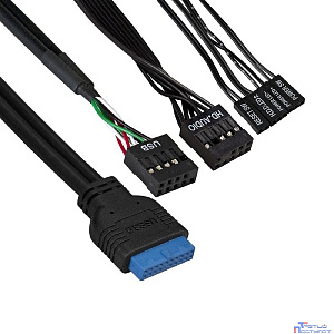 Exegate EX291145RUS Корпус Minitower ExeGate BAA-105U2-01-AAA350 (mATX, БП AAA350 с вент. 8см, 2*USB+2*USB3.0, аудио, черный)