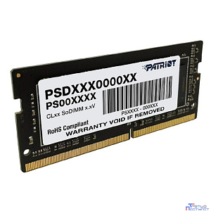 Patriot DDR4 SODIMM 8GB 3200MHz PSD48G32002S
