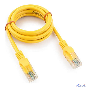 Cablexpert PP10-1M/Y Патч-корд медный UTP Cablexpert кат.5e, 1м, литой, многожильный (жёлтый)