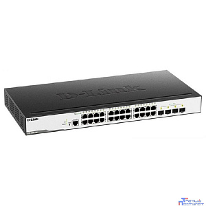 D-Link DGS-3000-28L/B1A Управляемый L2 коммутатор с 24 портами 10/100/1000Base-T и 4 портами 1000Base-X SFP