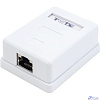 Розетка Lanmaster TWT-SM1-45/S6-WH настен.RJ45 кат.6 STP бел. (упак.:1шт)