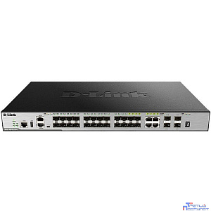D-Link DGS-3630-28SC/A2ASI PROJ Управляемый L3 коммутатор, стек, 20x1000Base-X SFP, 4x10GBase-X SFP+, 4xCombo 1000Base-T/SFP, ПО SI
