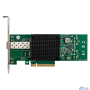 Exegate EX296227RUS Сетевой адаптер ExeGate EXE-X520-DA1 (PCI-E x8 v3.0, порты 1xSFP+ 10Gb/s (10/5/2.5/1Gb/s, 100Mb/s), Server NIC Intel Chipset JL82599EN)