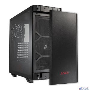 XPG INVADER BLACK (INVADER-BKCWW) (Midi-Tower, черный, TG, 120mm fan*2)