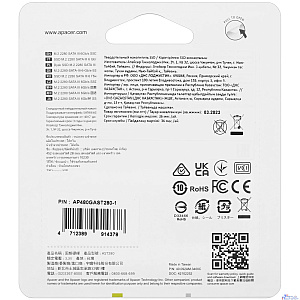 Apacer SSD M.2 2280 480GB AST280 Client SSD AP480GAST280-1