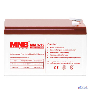 MNB Battery MNB MM 9-12 (12V/9Ah) F2 {УТ-00003094}