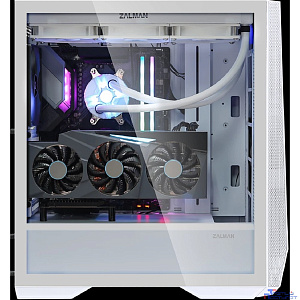 Zalman Z9 Iceberg белый без БП E-ATX 6x120mm 6x140mm 2x200mm 2xUSB2.0 2xUSB3.0 audio bott PSU